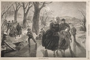 滑冰季节 - 1862 年 作者 温斯洛·荷马