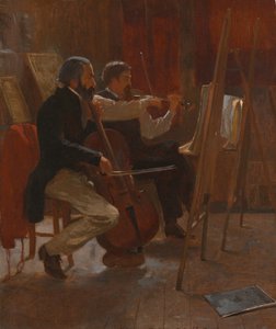 工作室，1867年。 作者 温斯洛·荷马