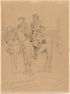 两个童子军，1865年。 作者 温斯洛·荷马