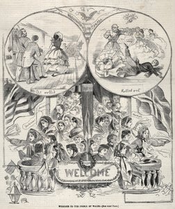 欢迎来到威尔士亲王，1860年。 作者 温斯洛·荷马