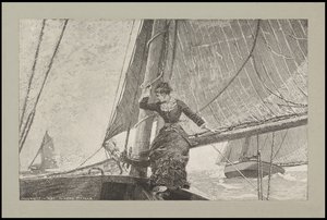 游艇女孩，1880年 作者 温斯洛·荷马