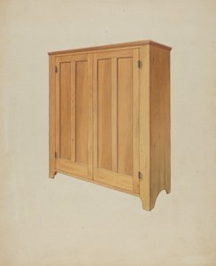 夏克橱柜，约1937年。