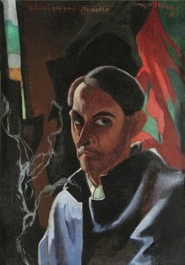 1924年，《有罪的自画像》的最后一支香烟。