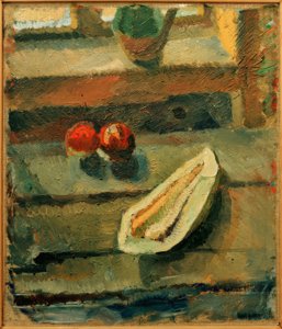 瓜果静物画