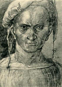 1522年，一个男人的肖像，1943年 作者 沃尔夫·胡伯