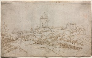 城堡的景象，1513年。