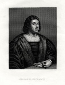 乔凡尼·博卡乔（Giovanni Boccaccio），意大利作家，诗人，十九世纪。 作者 伍德曼