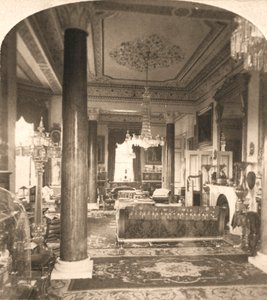 绘图室，维多利亚女王海事官邸，爱荷华州奥斯本楼，1900年。 作者 作品和太阳雕塑工作室