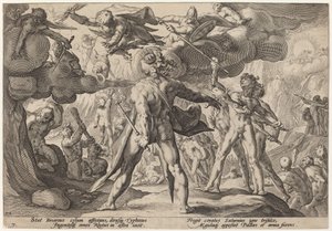 攀登云霄的巨人 作者 Hendrick Goltzius 工作室，Hendrick Goltzius 之后
