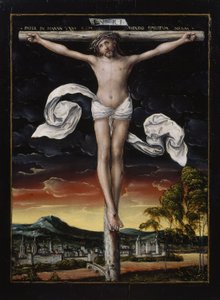 十字架上的基督 作者 卢卡斯·克拉纳赫（Lucas Cranach）讲习班