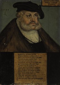腓特烈三世（1463-1525），智者，萨克森选帝侯 作者 卢卡斯·克拉纳赫（Lucas Cranach）讲习班