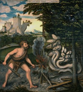 大力士与九头蛇 作者 卢卡斯·克拉纳赫（Lucas Cranach）讲习班