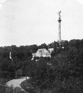 和平纪念碑天使，慕尼黑，德国，c1900