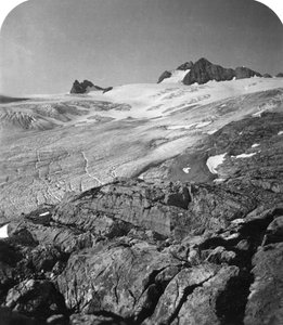Hoher Dachstein，奥地利萨尔茨卡默古特，摄于1900年代。 作者 沃思和儿子
