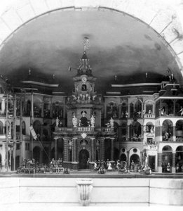 机械剧院，海尔布伦城堡，奥地利萨尔茨堡，c1900