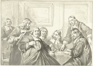 1675 年，哈勒姆的圣路加公会会长。