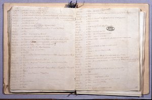 路易十六的日记。1789年6月和7月。笔记本17X21厘米。国家档案馆。巴黎 作者 路易十六