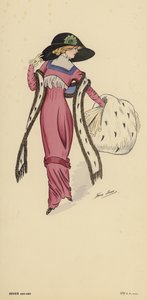 1910-1911冬季时装 作者 泽维尔·萨格（Xavier Sager）