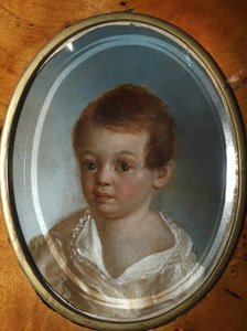 "诗人亚历山大-谢尔盖耶维奇-普希金（1799-1837 年）的童年肖像） Xavier de Maistre（1763-1852 年）的画像 1802 年 莫斯科国家普希金博物馆 作者 泽维尔·德·梅斯特