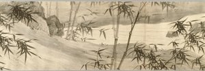 春雨中竹林掩映的小溪 作者 夏畅