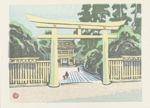 明治寺 明治神宫（物品上的标题） 东京的回忆（系列名） 东京贝子zue（系列名） 作者 植村真郎