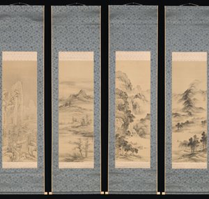 四季的风景，1848年。