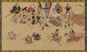 节日期间的街景 作者 山本藤信