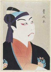 演员Matsumoto K？shir？ VII作为Sukeroku，1920（彩色木版画）