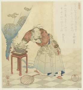 东伯雪鹰偷仙桃
长寿五印（系列名称）
小吹五番之内涵（系列标题在实物上） 作者 银杏光门
