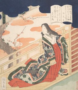宫女赞美梅花》，1830年。