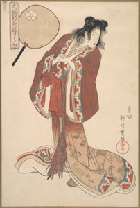 Naka Ogi-ya的Hinazuru作为Onna Jittoku，约。1825.