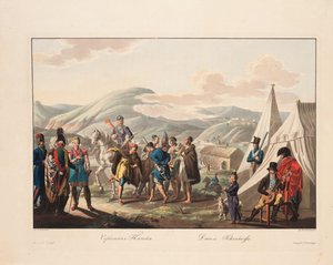 跳舞的切尔克斯人，1812年 作者 叶戈尔·卡尔涅耶夫