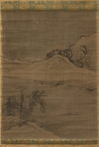 与渔民共处的风景，1600年代。 作者 伊布海