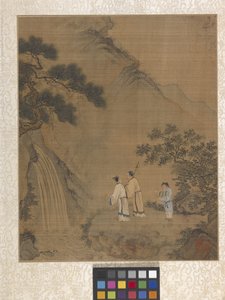 相册花园风景（纸上水墨）