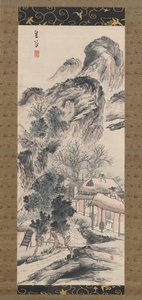 春季大扫除，19世纪。 作者 横井金国
