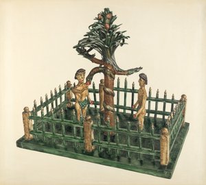 亚当和夏娃，约1939年。 作者 约兰德·德拉瑟