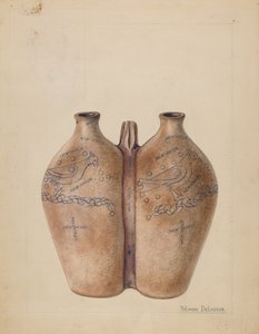 Gemel瓶，约1936年。 作者 约兰德·德拉瑟