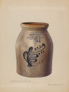 罐子，约1936年。 作者 约兰德·德拉瑟