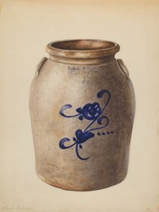 罐子，约1937年。 作者 约兰德·德拉瑟