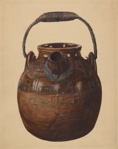 浆糊壶，约1936年。