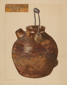 浆糊壶，约1936年。
