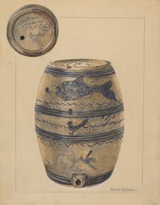 酒桶，约1936年。