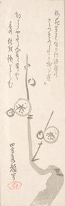 梅花。 作者 Yomo no Utagaki Magao