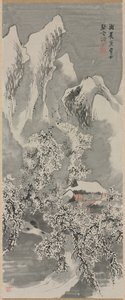 雪景c。 1770年代。
