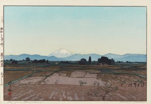 从武藏野看富士山 作者 吉田宏
