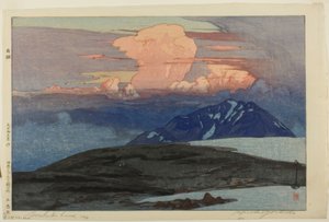 五木山（Goshikihara），来自 "日本阿尔卑斯山十二景（Nihon arupusu junidai no uchi）"系列 作者 吉田宏