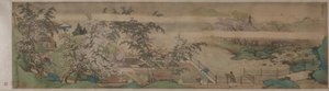 1703年春季，在溪流中净化药草。 作者 于志定