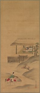 女诗人果果，秋景，春景，16世纪中期。