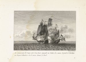 让-巴特 1675 年在特克塞尔海域指挥一艘荷兰护卫舰
1675 年初，让-巴特指挥一艘 2 门炮的 Galiote：他在特克塞尔附近登上了一艘 18 门炮的荷兰护卫舰（标题见实物）
让-巴特战斗集