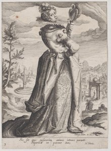 骄傲，来自《美德与恶习》，1596-97年，1596-97年。